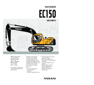 Lánctalpas kotrók Volvo EC150