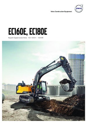 Lánctalpas kotrók Volvo EC180EL