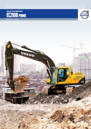 Lánctalpas kotrók Volvo EC210B Prime