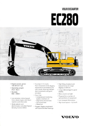 Lánctalpas kotrók Volvo EC280