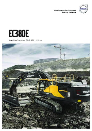 Lánctalpas kotrók Volvo EC380ENL