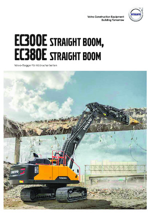 Lánctalpas kotrók Volvo EC380ENL Straight boom
