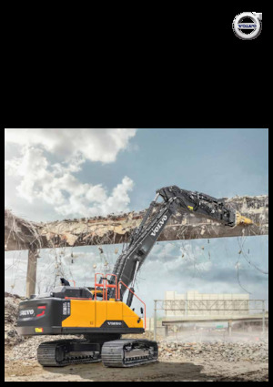 Lánctalpas kotrók Volvo EC300EN Straight boom