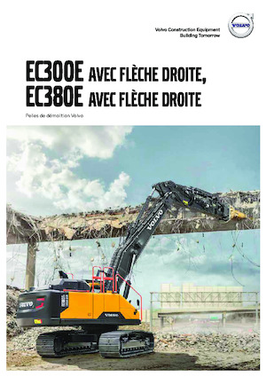 Lánctalpas kotrók Volvo EC300EN Straight boom