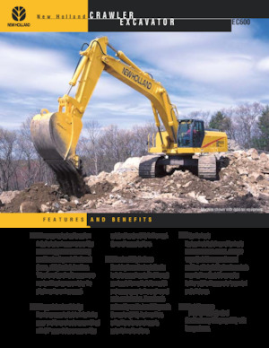 Lánctalpas kotrók New Holland EC600