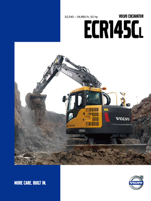 Lánctalpas kotrók Volvo ECR145CL