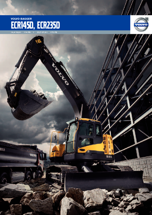 Lánctalpas kotrók Volvo ECR145DL