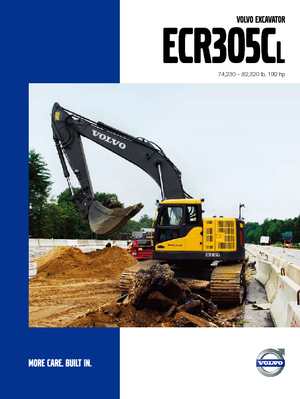 Lánctalpas kotrók Volvo ECR305CL