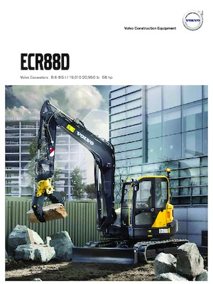 Lánctalpas kotrók Volvo ECR88D