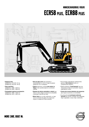 Lánctalpas kotrók Volvo ECR88