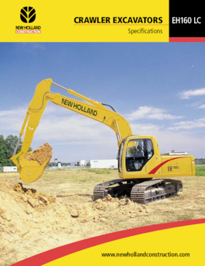 Lánctalpas kotrók New Holland EH160 LC