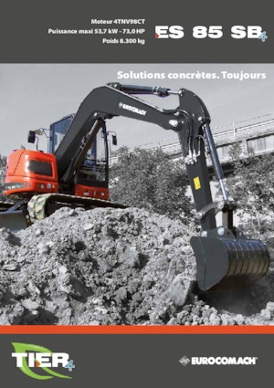 Lánctalpas kotrók Eurocomach ES 85 SB 4