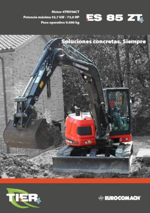 Lánctalpas kotrók Eurocomach ES 85 ZT 4