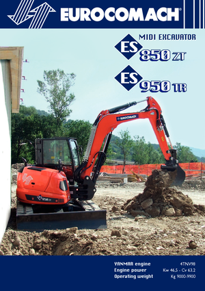 Lánctalpas kotrók Eurocomach ES 850 ZT