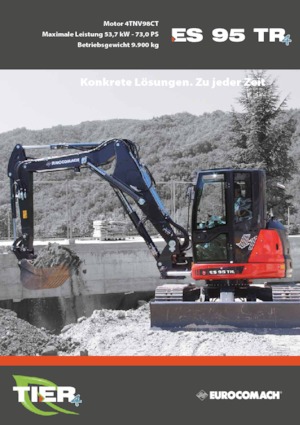 Lánctalpas kotrók Eurocomach ES 95 TR 4