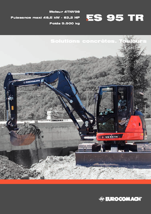 Lánctalpas kotrók Eurocomach ES 95 TR