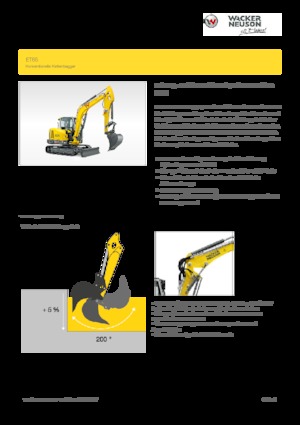 Lánctalpas kotrók Wacker Neuson ET65