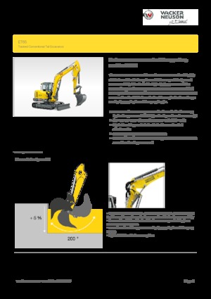 Lánctalpas kotrók Wacker Neuson ET65