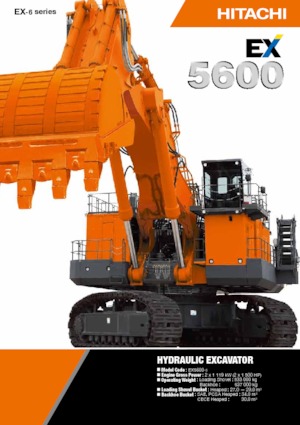 Lánctalpas kotrók Hitachi EX 5600-6