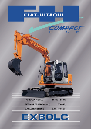 Lánctalpas kotrók Fiat-Hitachi EX 60 LC 5