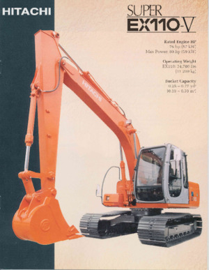 Lánctalpas kotrók Hitachi EX110
