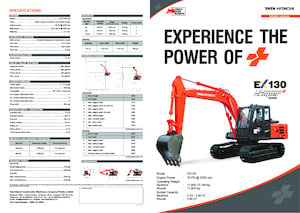 Lánctalpas kotrók Hitachi EX130