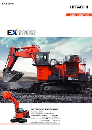 Lánctalpas kotrók Hitachi EX1900-6