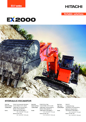Lánctalpas kotrók Hitachi EX2000-7