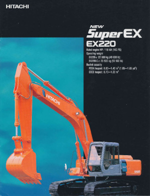 Lánctalpas kotrók Hitachi EX220