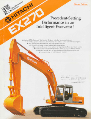 Lánctalpas kotrók Hitachi EX270
