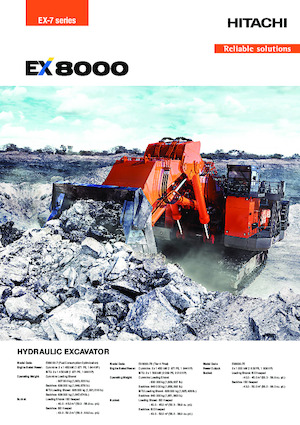Lánctalpas kotrók Hitachi EX8000-7