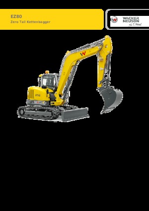 Lánctalpas kotrók Wacker Neuson EZ80