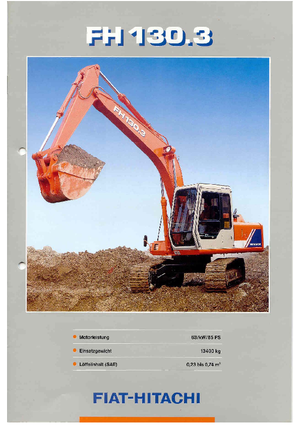 Lánctalpas kotrók Fiat-Hitachi FH 130.3 M