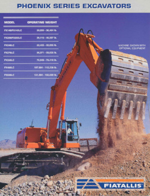 Lánctalpas kotrók Fiatallis FX140LC