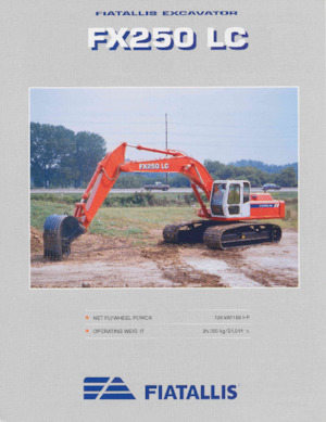 Lánctalpas kotrók Fiatallis FX250LC