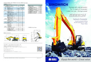 Lánctalpas kotrók Sinomach GE220H