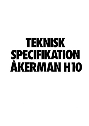 Lánctalpas kotrók Akerman-Volvo H10