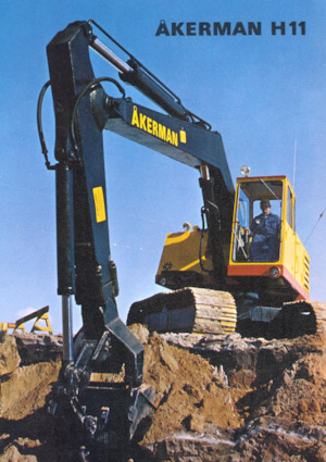 Lánctalpas kotrók Akerman-Volvo H11