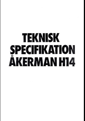 Lánctalpas kotrók Akerman-Volvo H14