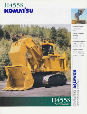 Lánctalpas kotrók Komatsu H455S