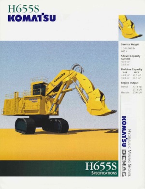 Lánctalpas kotrók Komatsu H655S
