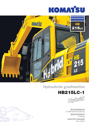 Lánctalpas kotrók Komatsu HB215LC-1