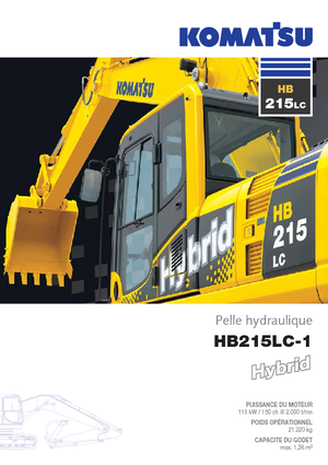 Lánctalpas kotrók Komatsu HB215LC-1