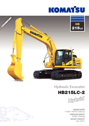Lánctalpas kotrók Komatsu HB215LC-2