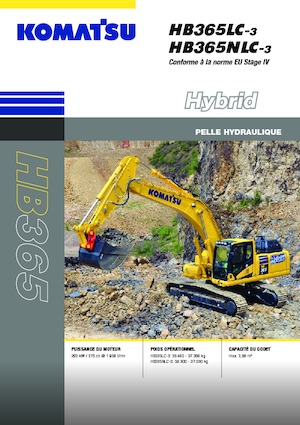 Lánctalpas kotrók Komatsu HB365NLC-3E0