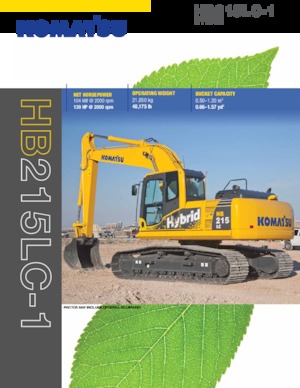 Lánctalpas kotrók Komatsu HB215LC-1