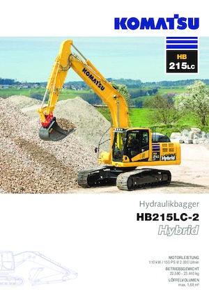 Lánctalpas kotrók Komatsu HB215LC-2 