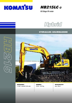 Lánctalpas kotrók Komatsu HB215LC-3