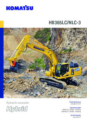 Lánctalpas kotrók Komatsu HB365LC-3E0