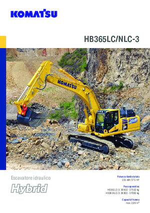 Lánctalpas kotrók Komatsu HB365LC-3E0